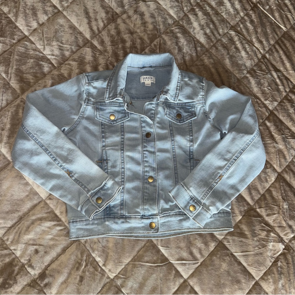 Girls Janie & Jack Light Blue Denim Jacket